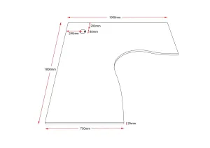 RL SHUSH30 Corner Workstations Top thumbnail 5