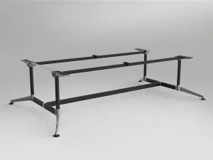OL Modulus Twin Post Single Span Meeting Table Frame thumbnail 2