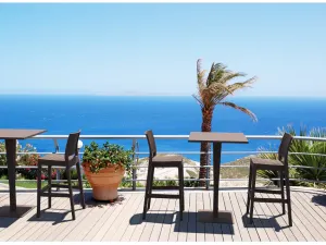 FL Riva Hospitality Outdoor Bar Table Base thumbnail 9