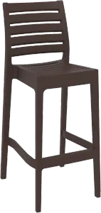 FL 5 Piece Vegas Hospitality Outdoor Extendable Bar Table with Ares Barstools thumbnail 14