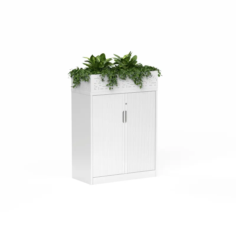 OL Tempo Tambour Door Storage Cabinet