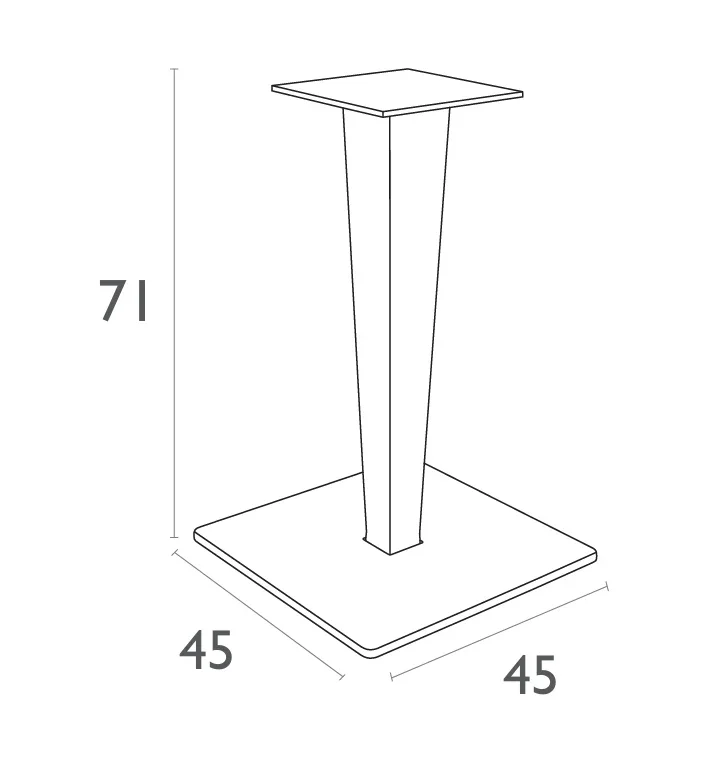 FL Riva Hospitality Outdoor Table Base