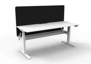 RL Boost Plus Motorized Height Adjustable Workstation with Black Eco Panel Screen thumbnail 10