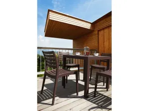 FL Ares Hospitality Outdoor Dining Table thumbnail 6