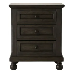 BT Pasadena Bedside Chest-Aged Black & Grey Sonoma thumbnail 2