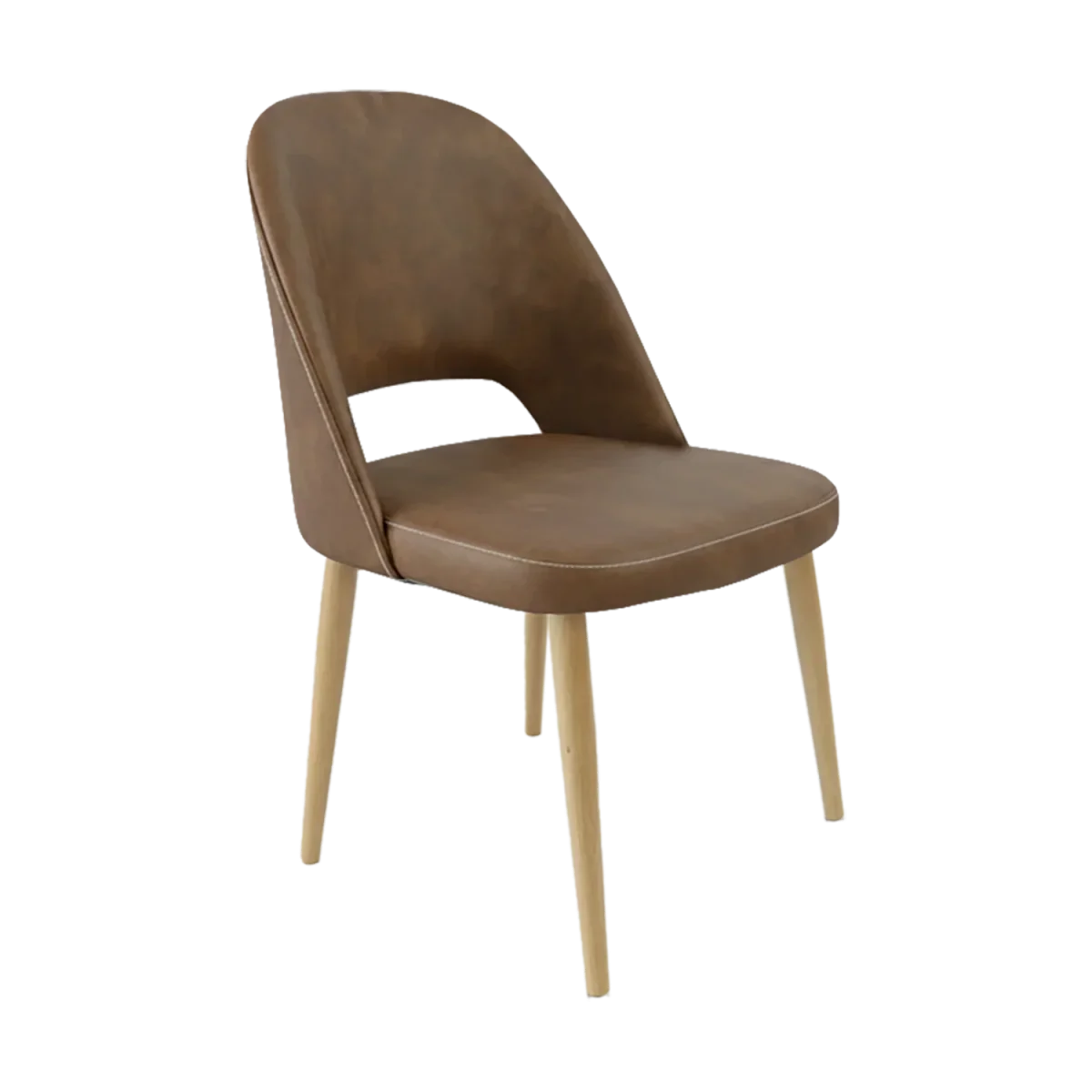 FL Orleans Fabric Upholstered Aluminium Legs Hospitality Dining Chair