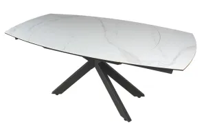 VI Kross Metal Leg Ceramic Top Extandable Dining Table thumbnail 12