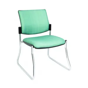 MA Dino 40 Fabric Upholstered Sled Base Visitor Armchair thumbnail 3