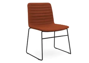 DD Nikola Black Sled Base Fabric Upholstered Chair thumbnail 5