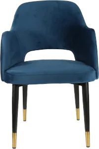 FL Sorbet Velvet Upholstered Metal Legs Hospitality Chair thumbnail 1