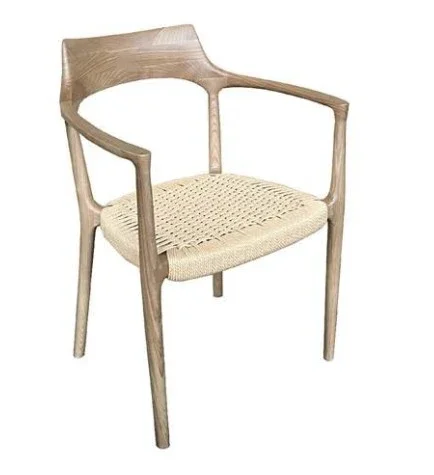 MF Porter Armchair - Ashwood & Woven Rope