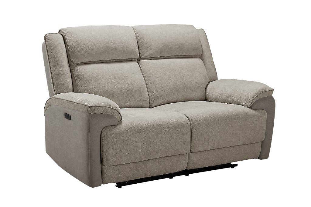 VI Angus Fabric Upholstered 2 Seater or Single Seater Electric Recliner Sofa