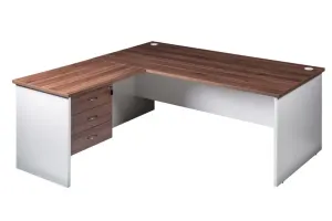 GP Office Fixed Desk Pedestal with 3 Drawers - Casnan thumbnail 3