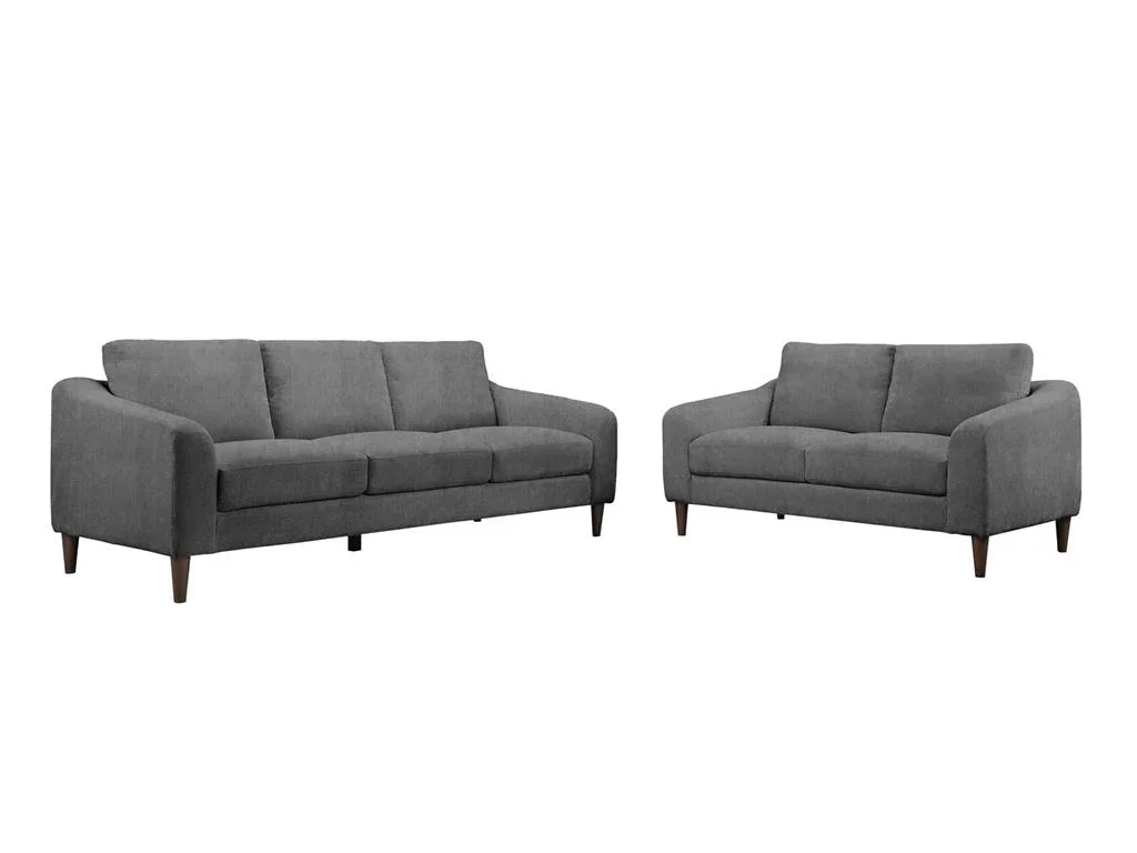 VI Lily Fabric Upholstered 3+2 Seater Sofa Set