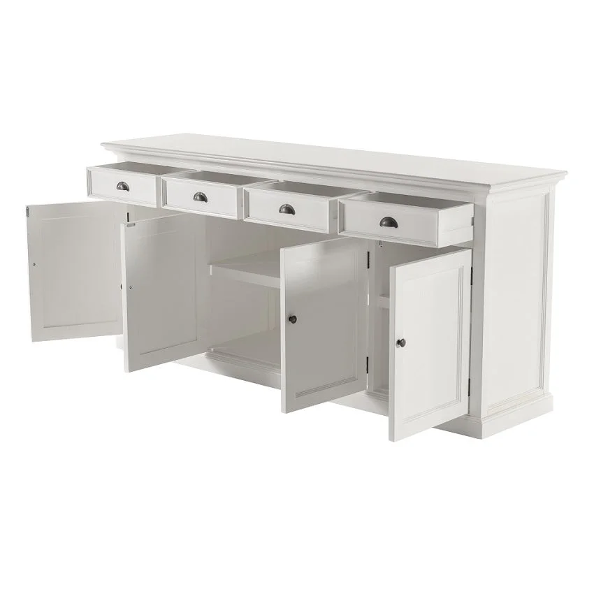 NS Halifax Solid Timber 4 Door 4 Drawer Buffet