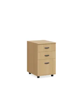 DD Mobile Custom Made  2 Drawer 1 File Mobile Pedestal thumbnail 1