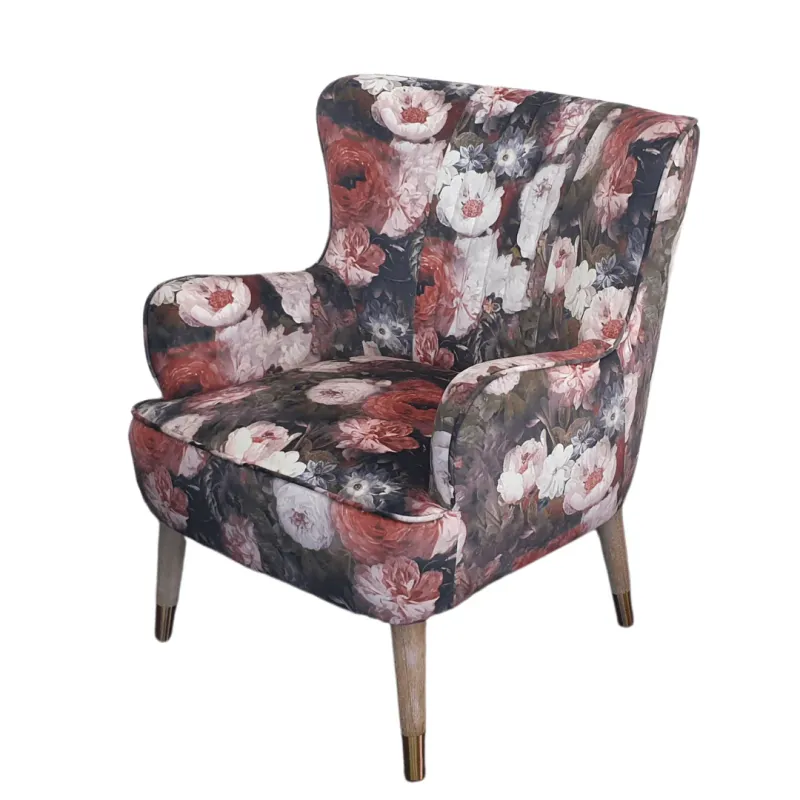BT East Hampton Velvet Upholstered Accent Chair