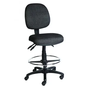 MA Ergo 300 Fabric Upholstered Ergonomic Drafting Chair thumbnail 1
