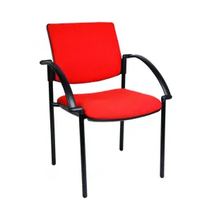 MA Dino 40 Fabric Upholstered 4 Leg Visitor Armchair thumbnail 2