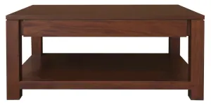 CT Amsterdam Solid Mahogany Timber 2 Drawer Coffee Table thumbnail 7