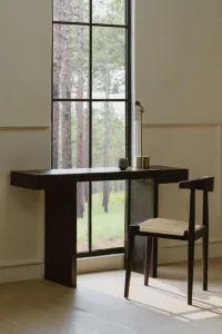 CT Arden Solid Oak Timber Dining Chair with Loom Seat thumbnail 4