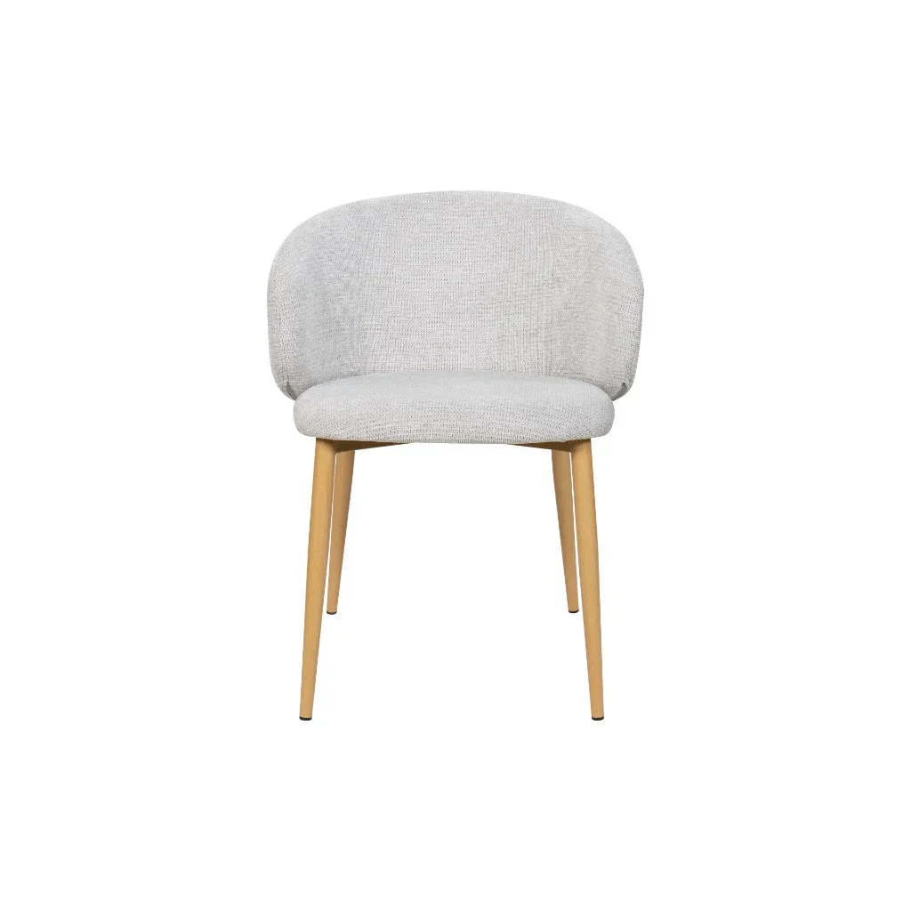 VI Saturn Fabric Upholstered Metal Leg Dining Chair