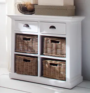 NS Halifax Solid Timber 2 Drawer Buffet with 4 Basket Set thumbnail 2