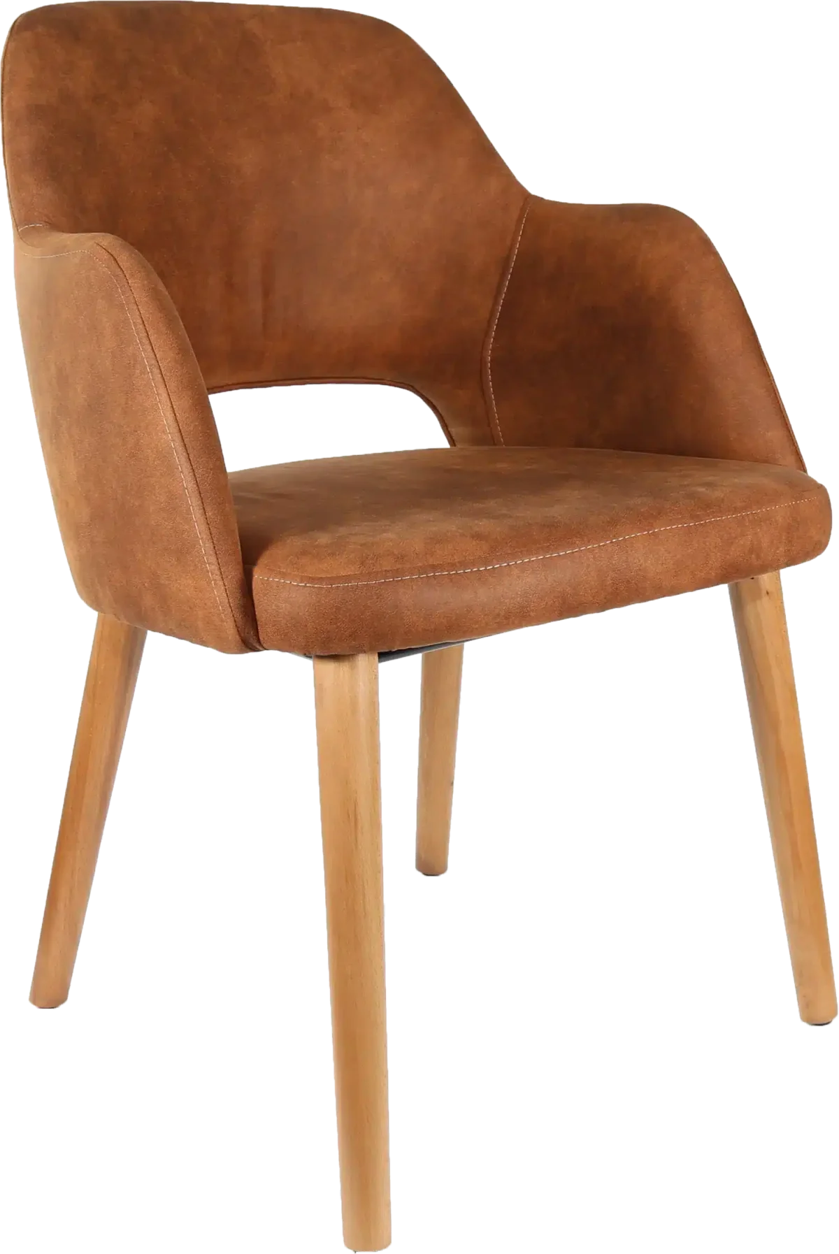 FL Sorbet Premium Vinyl Upholstered Timber Legs Hospitality Chair