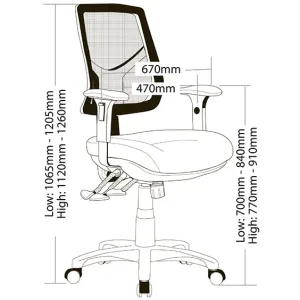 ST Hino Meshback Task Chair thumbnail 4