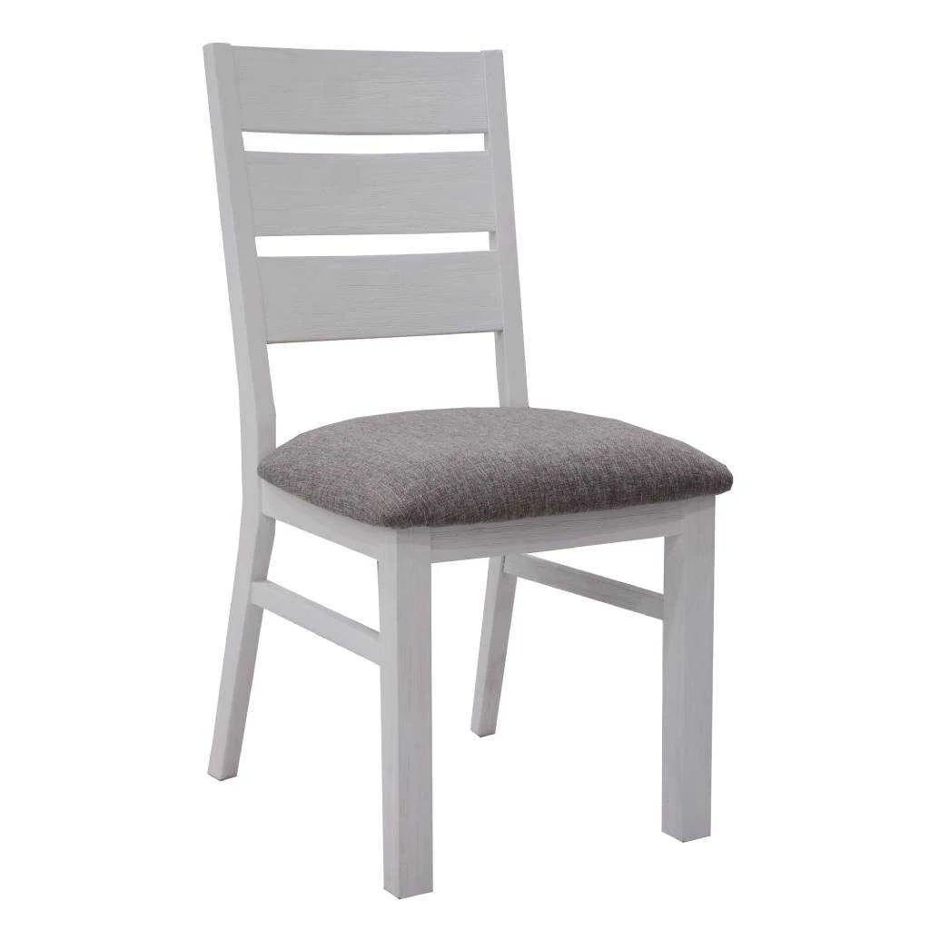 VI Homestead Solid Timber Fabric Seat Dining Chair