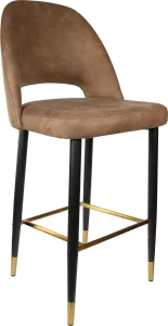 FL Semifreddo Premium Vinyl Upholstered Metal Leg Bar Stool thumbnail 3