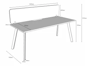 RL Eternity Single Sided Workstation with SHUSH30 Screen thumbnail 3