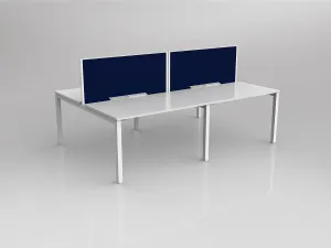 OL Axis 4 User Double Sided Workstation with Screen - Breathe Fabric thumbnail 2