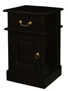 CT Tasmania Solid Timber 1 Door 1 Drawer Bedside Table thumbnail 4