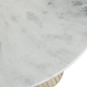 SH Marseille Timber Base Marble Top Round Dining Table thumbnail 2