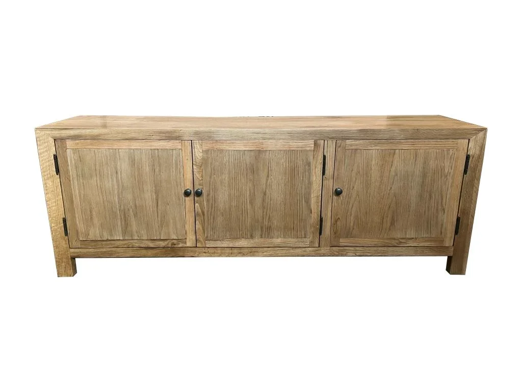 MF Oak Timber 3 Door TV Unit