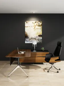 GP Novara Executive Desk With Return thumbnail 4