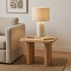 MD Spring Solid Timber Lamp Table thumbnail 2