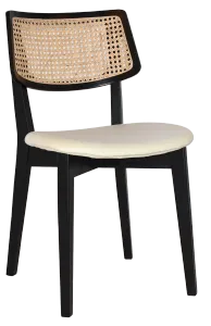 EZ Phoenix Solid Timber Framed Rattan Back Hospitality Dining Chair thumbnail 6