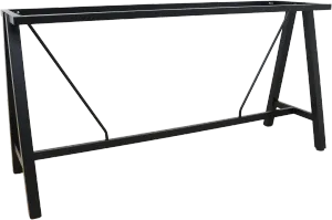 FL Durafurn A Shape Hospitality Steel Outdoor Table Base thumbnail 1