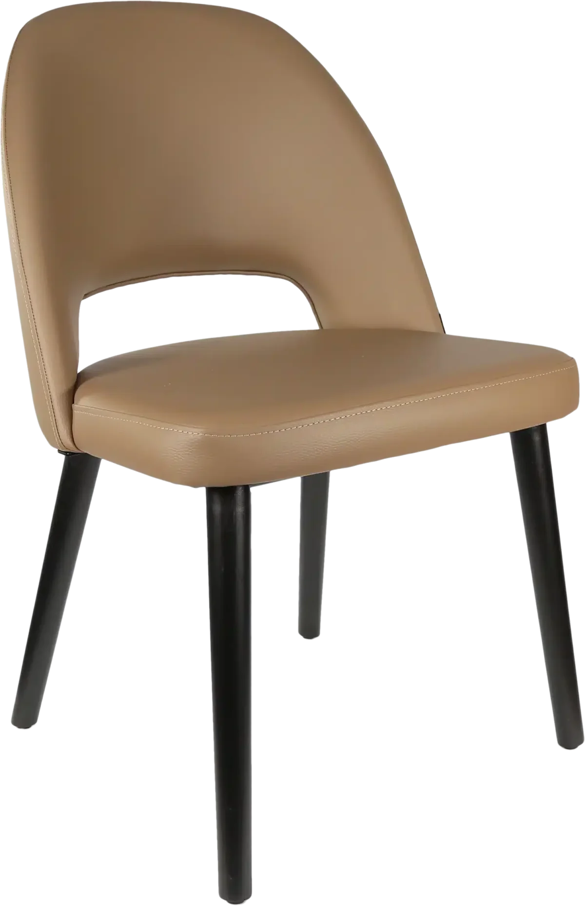 FL Semifreddo Vinyl Upholstered Timber Legs Hospitality Chair