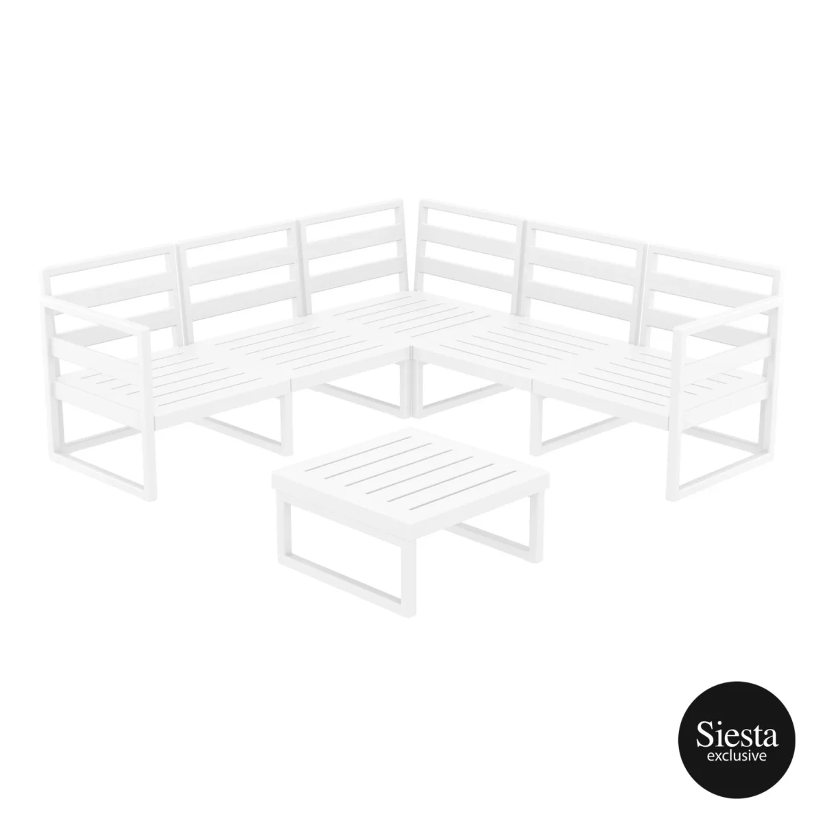 FL Mykonos Hospitality Outdoor Corner Lounge Set thumbnail 4