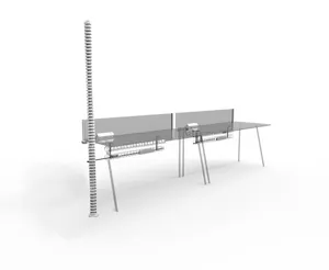 CM Cirqlon Floor-to-Ceiling Kit With Round Disc Base thumbnail 1