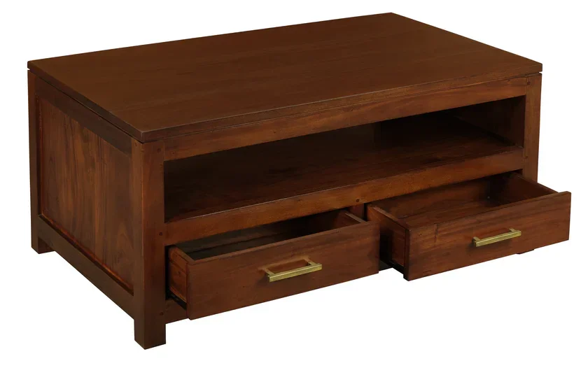 CT Paris Solid Timber 4 Drawer Coffee Table