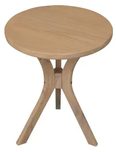 CT Gatsby Solid Timber Round Side Table thumbnail 3