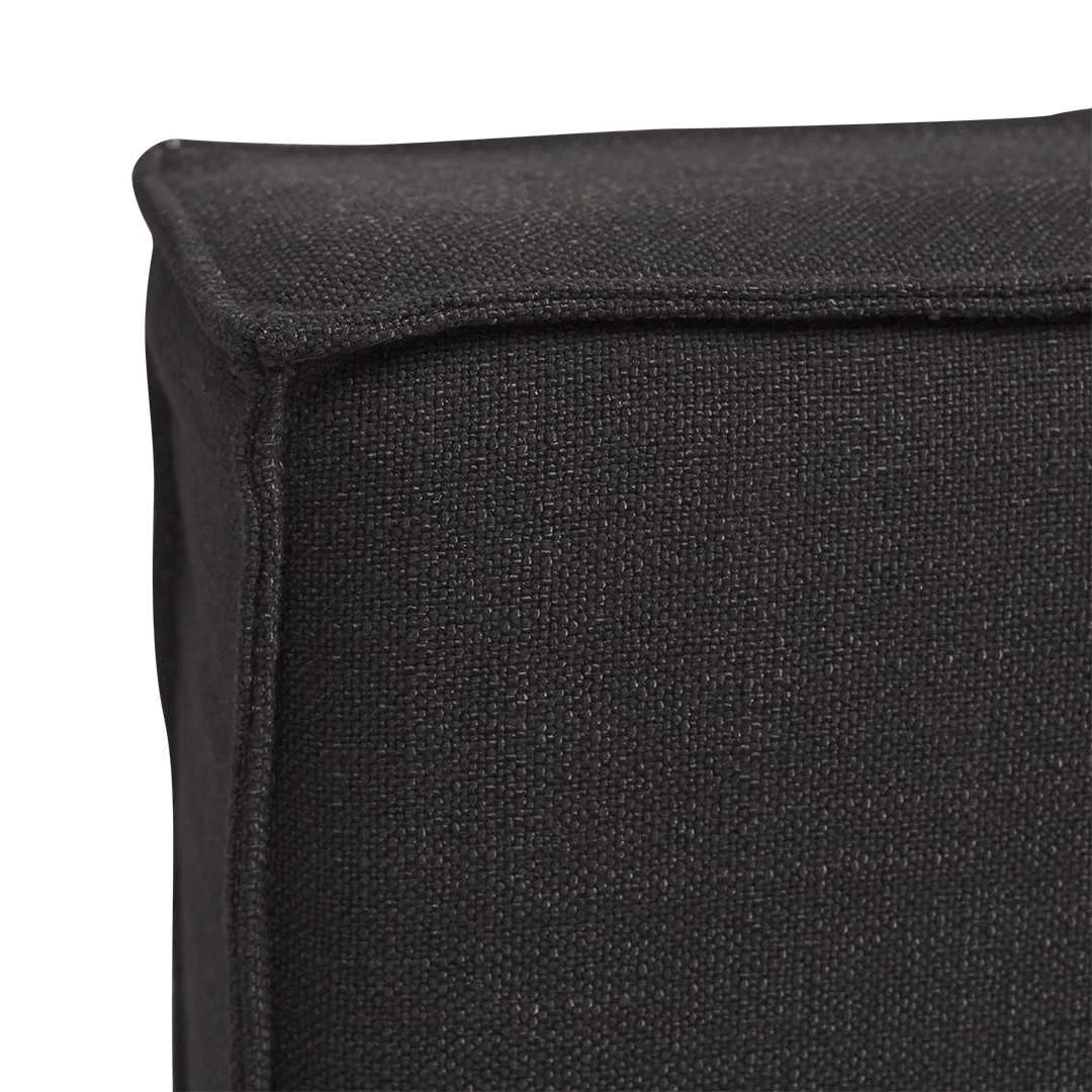SH Vienna Fabric King Bedhead - Charcoal