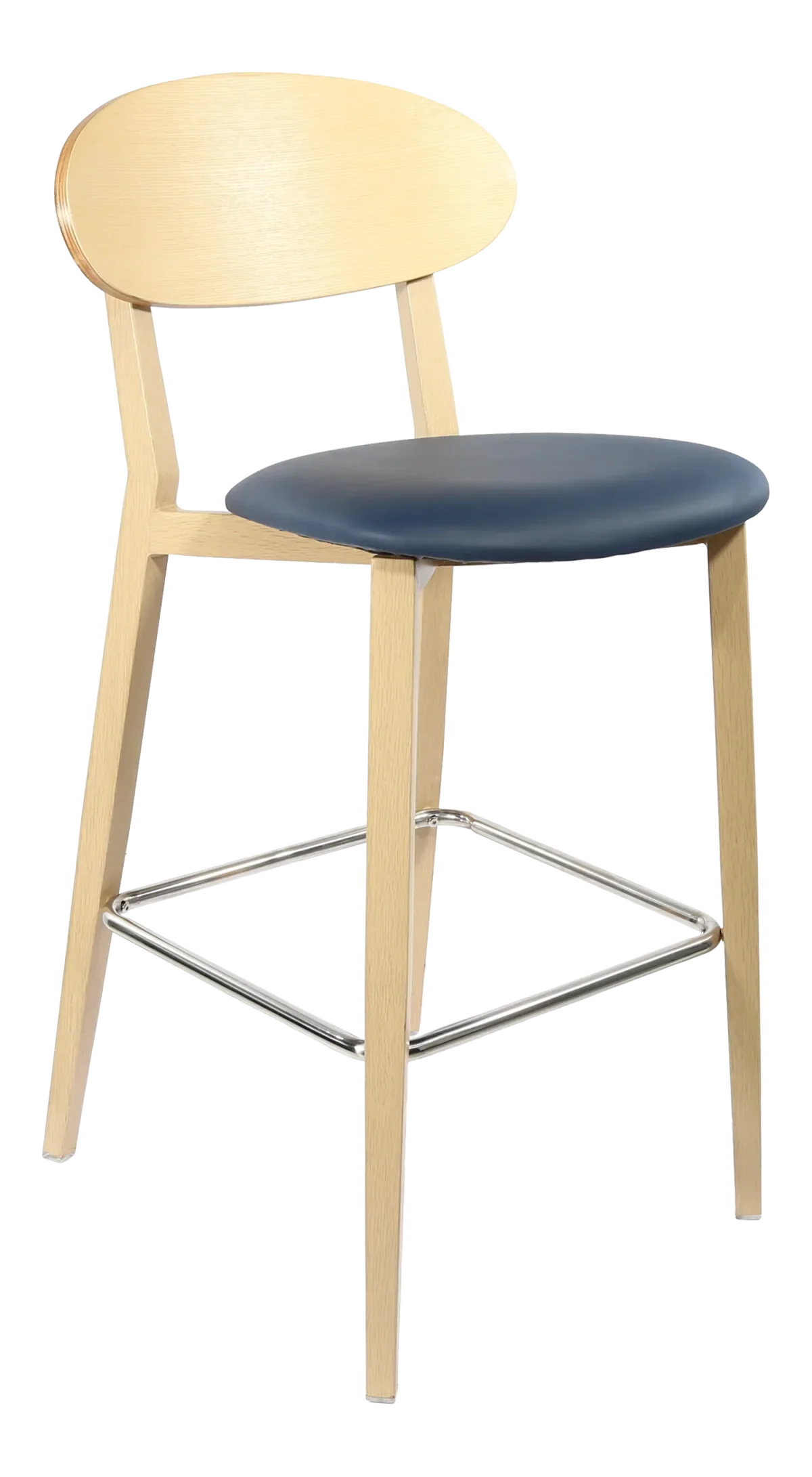 FL Atlanta Upholstered Seat Aluminium Frame Hospitality Barstool