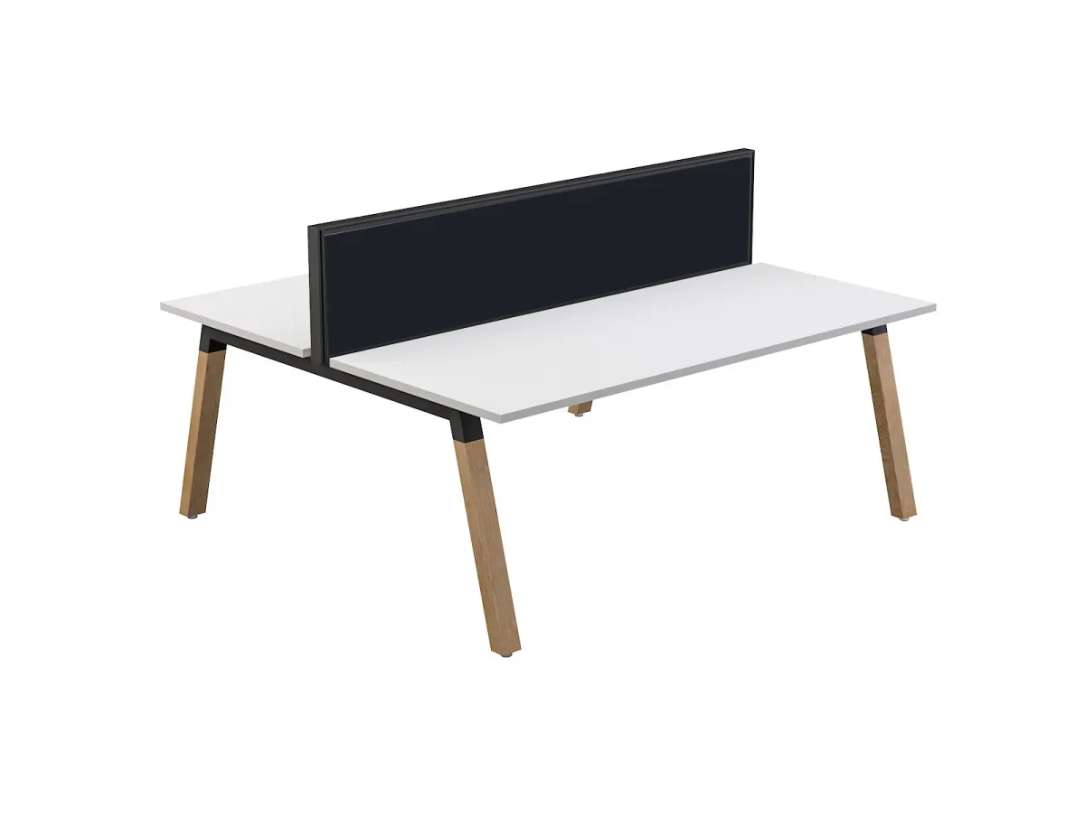 OL Studio50 Deskmount Screens Panel – Splice Fabric with White Frame – 600mm Height thumbnail 11