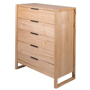 VI Perisher Solid Timber 5 Drawer Tallboy thumbnail 3