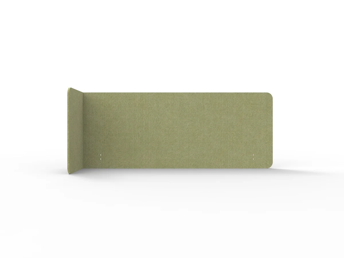 RL Acouline  Quarter Left End Wrap Screen for Workstation